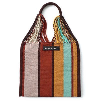 新品】MARNI マルニ フラワーカフェ ハンモックバッグ トートバッグ 