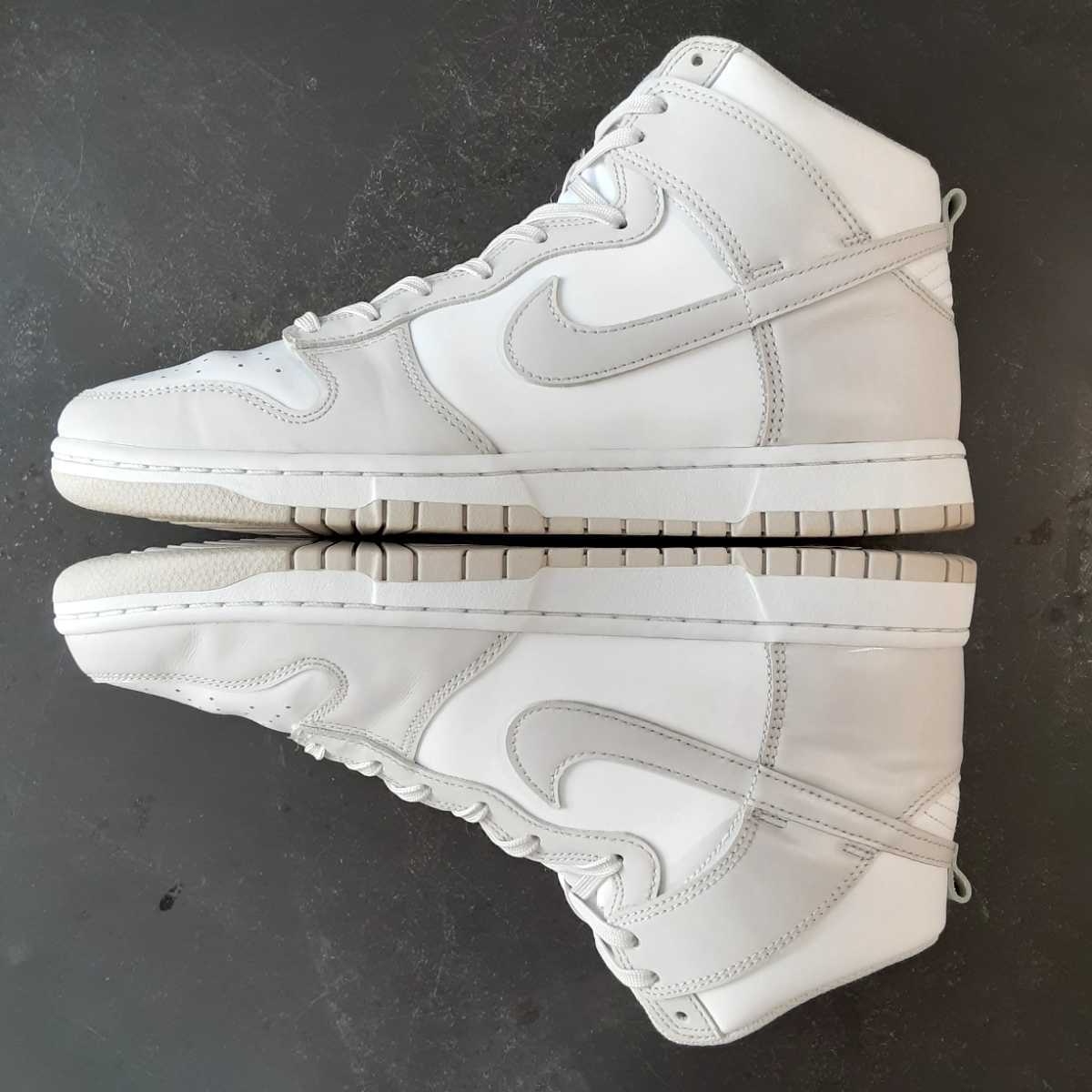 即決送料無料 28cm NIKE DUNK HI RETRO DD1399-100 VAST GREY ナイキ ダンク ハイカット レトロ ホワイト グレー DUNK NIKE 28cm 送料無料 定価以下即決 EMB