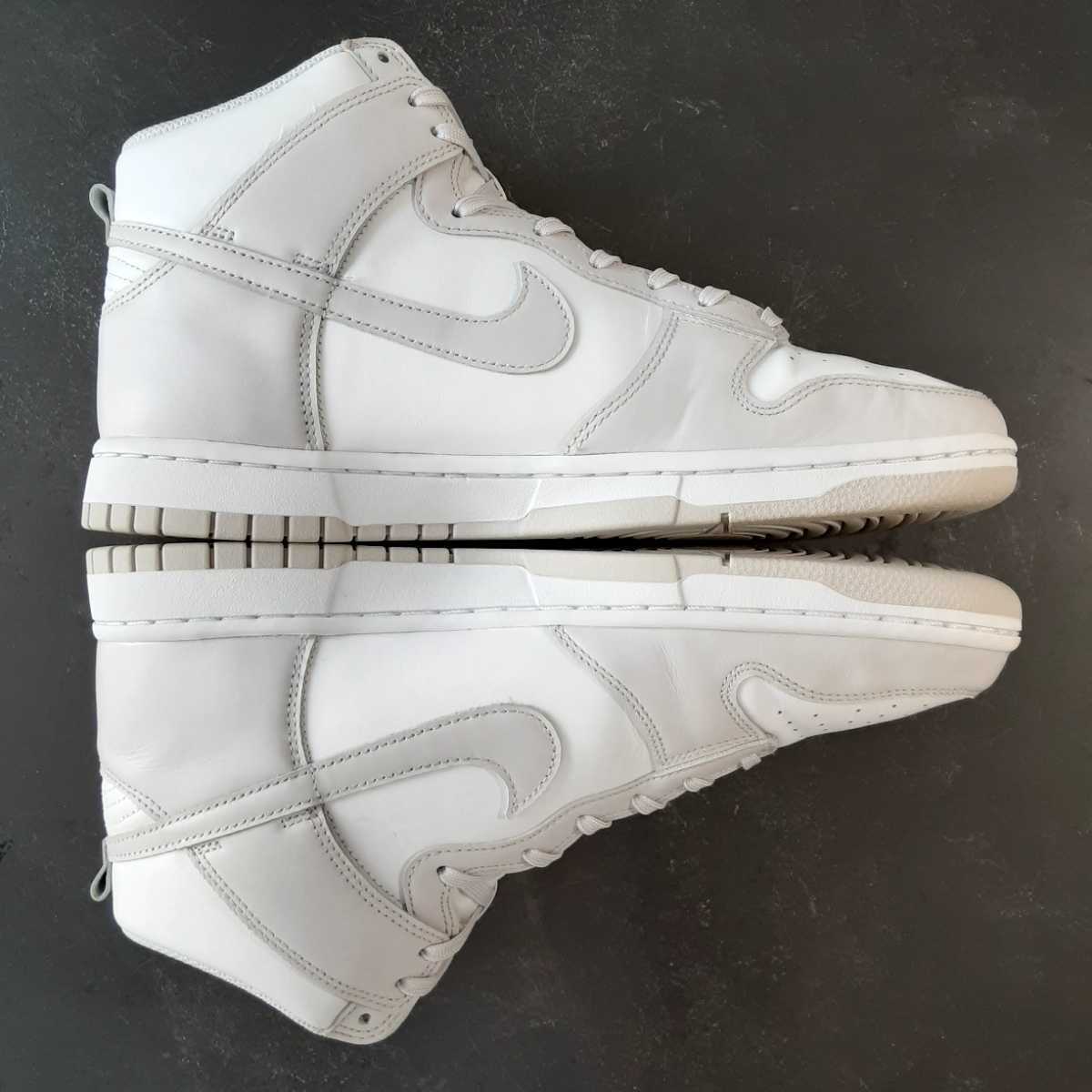 即決送料無料 28cm NIKE DUNK HI RETRO DD1399-100 VAST GREY ナイキ ダンク ハイカット レトロ ホワイト グレー DUNK NIKE 28cm 送料無料 定価以下即決 EMB