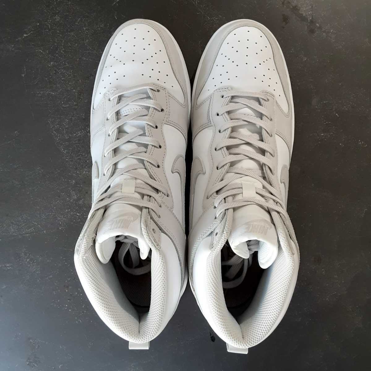 即決送料無料 28cm NIKE DUNK HI RETRO DD1399-100 VAST GREY ナイキ ダンク ハイカット レトロ ホワイト グレー DUNK NIKE 28cm 送料無料 定価以下即決 EMB