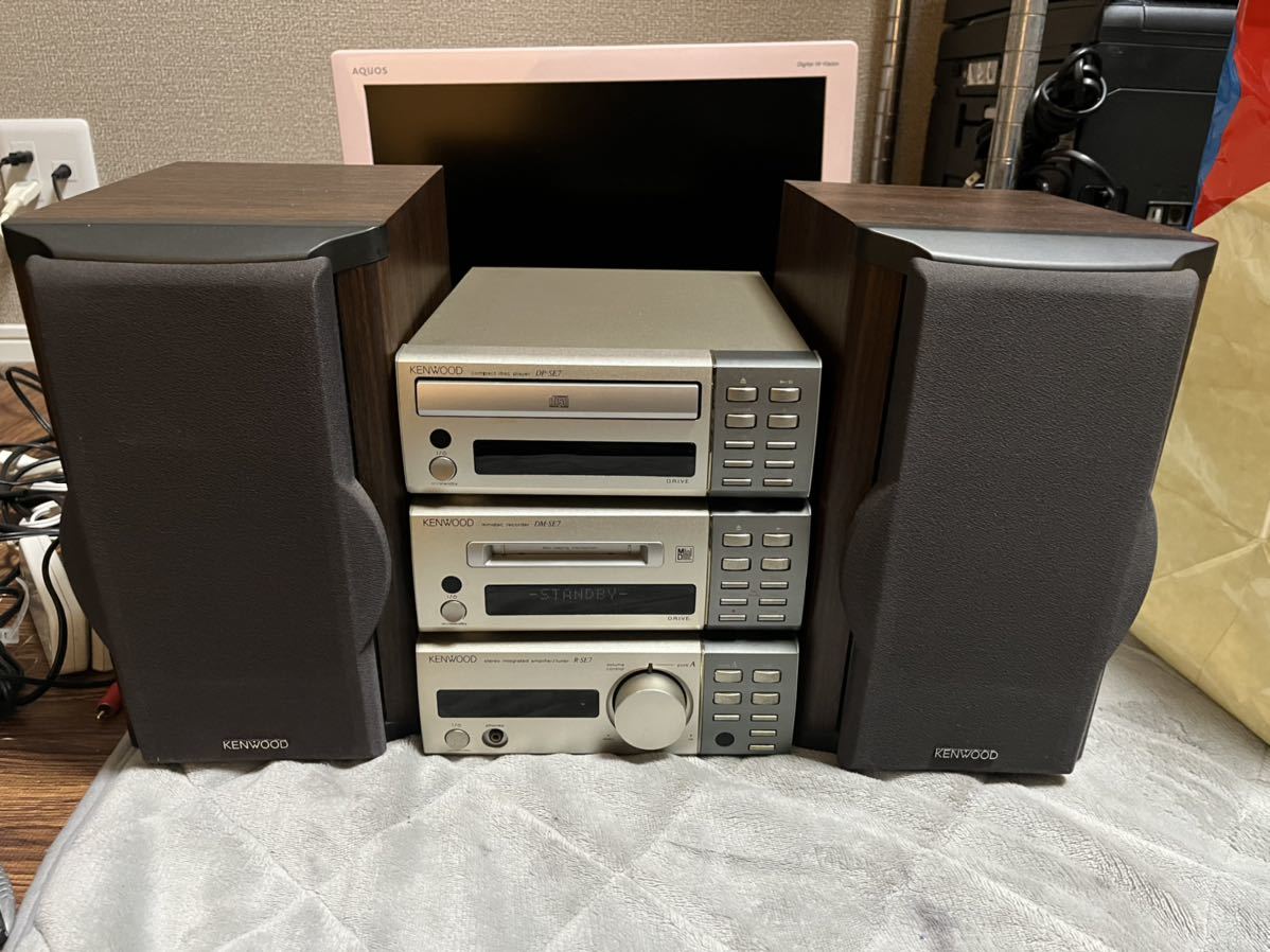 オーディオ機器 KENWOODシステムコンポ SE7シリーズ ジャンク品