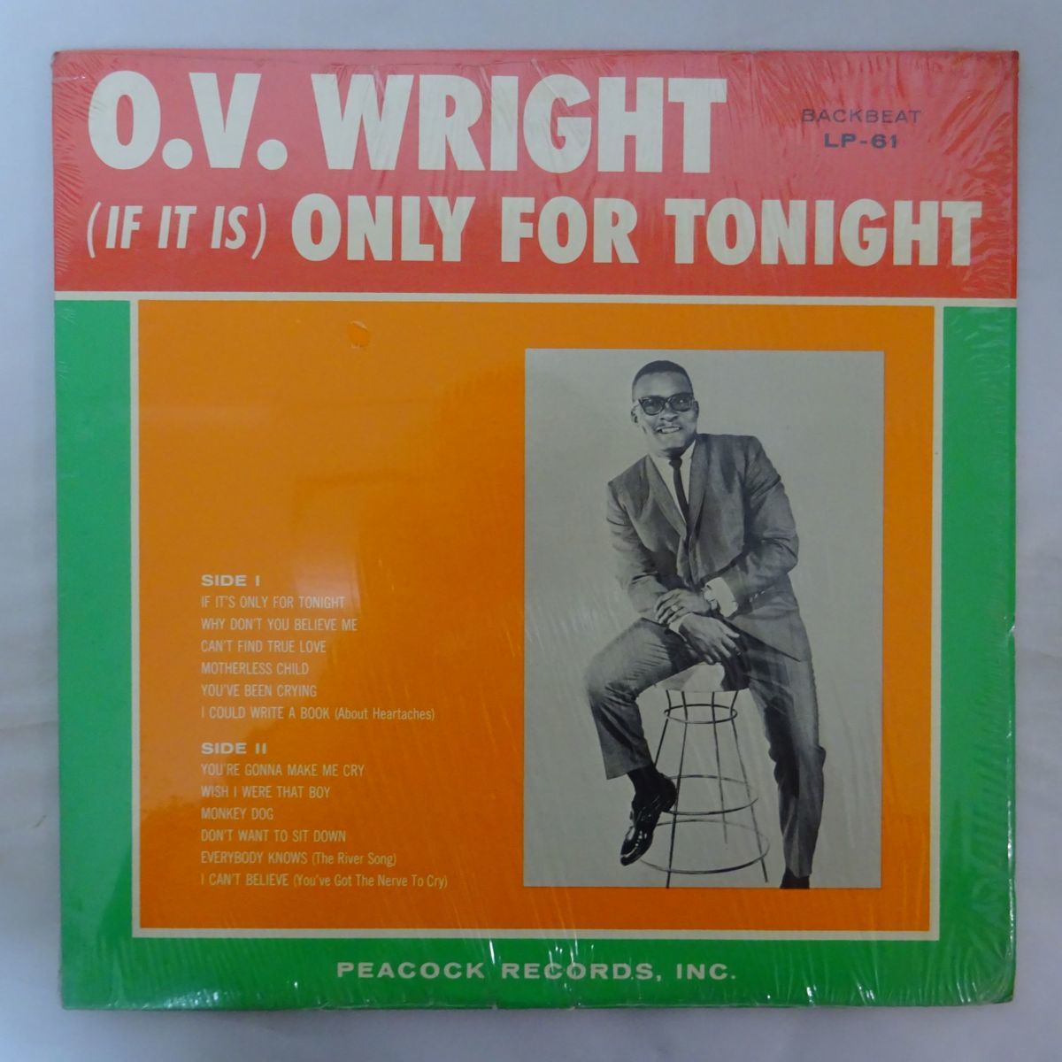 低価，人気SALE 13062677; USori/BACKBEAT/赤ラベル/MONO/シュリンク O. V. Wright O.V.ライト / 8 Men And 4 Women(R&B、ソウル)｜売買されたオークション情報、yahooの商品情報をアーカイブ公開 - オークファン Ru0026B、ソウル