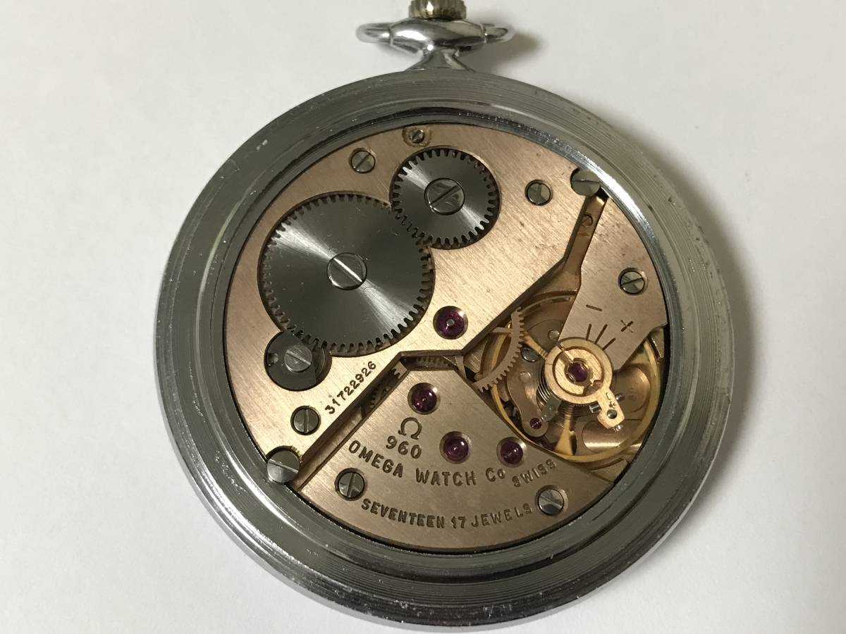 OMEGA オメガ TURLER チューラー 懐中時計 Wネーム 17石 動作品 Cal 