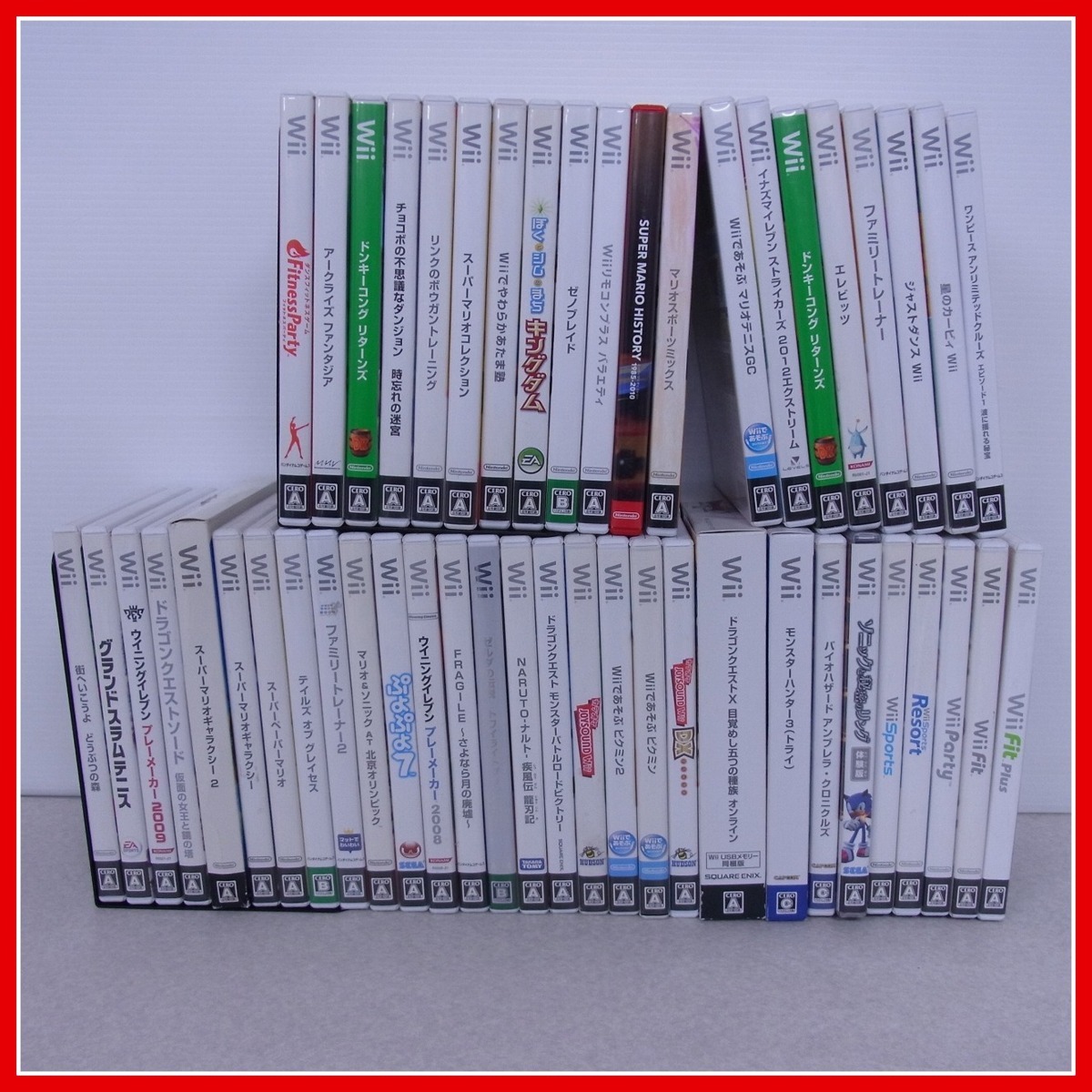 オーダーセット 4人 ハンドル 本体マリオカート 太鼓の達人 張り Wii  