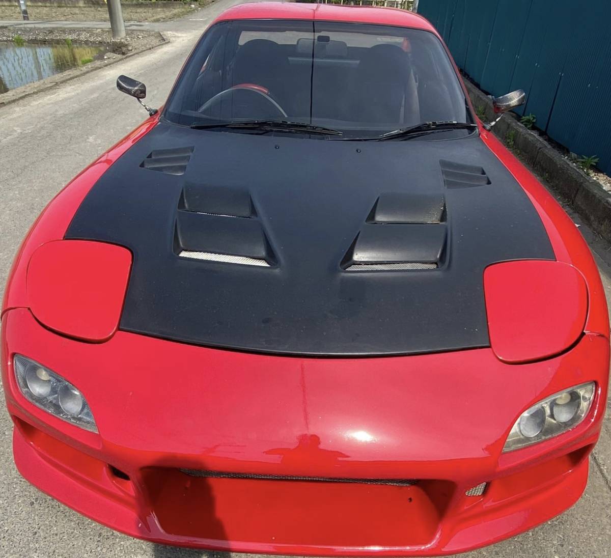 マツダ　RX7　FD3S　赤　ロータリー1型　タイプR　GTRキャンメリーハコスカ　