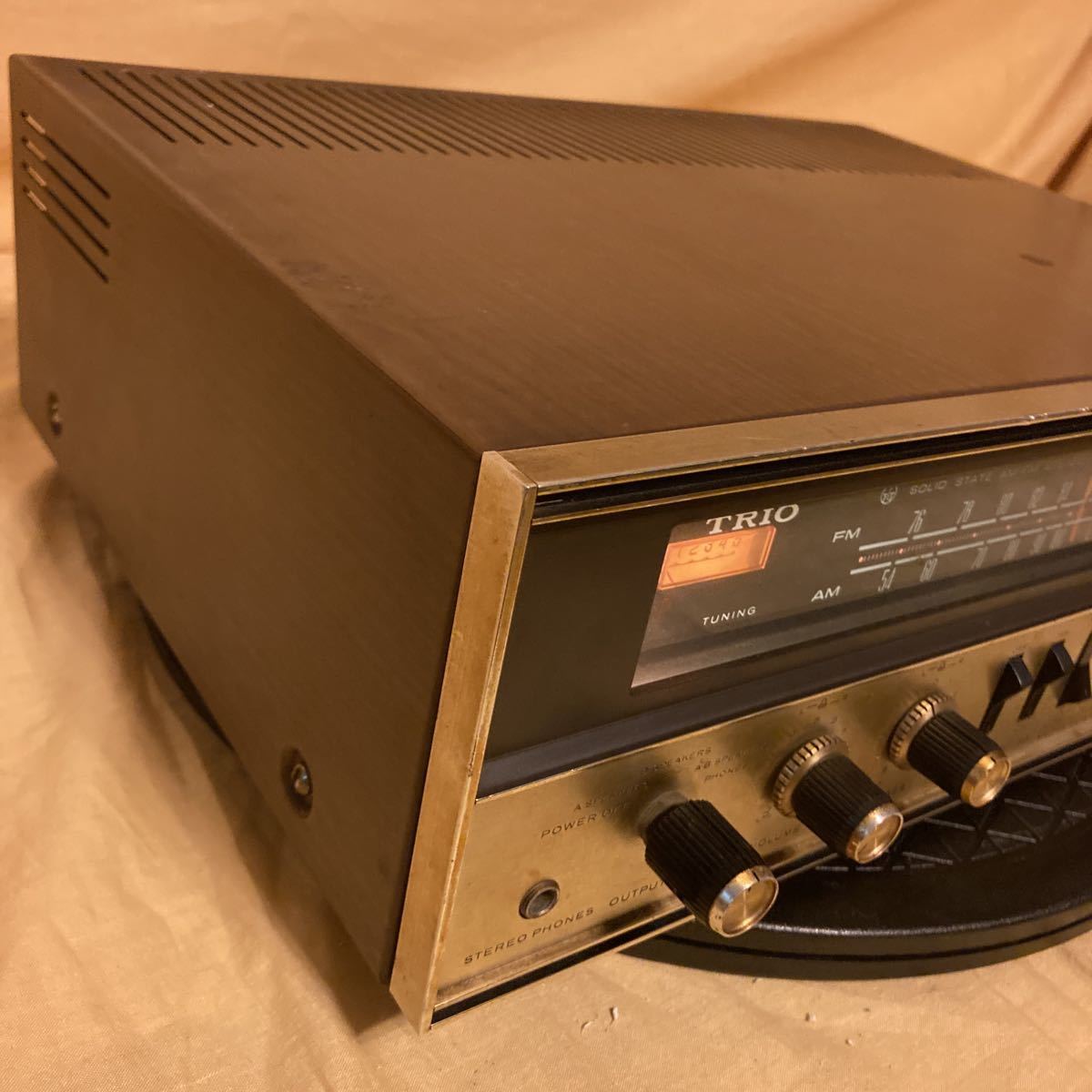TRIO TW-510 AM/FMステレオレシーバー 行董】TRIO トリオ TW-510 ステレオレシーバー AM/FM オーディオ機器