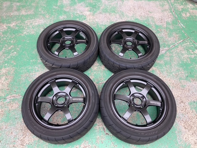 中古品 1台分4本セット RAYS「TE37 SONIC」マツダND 