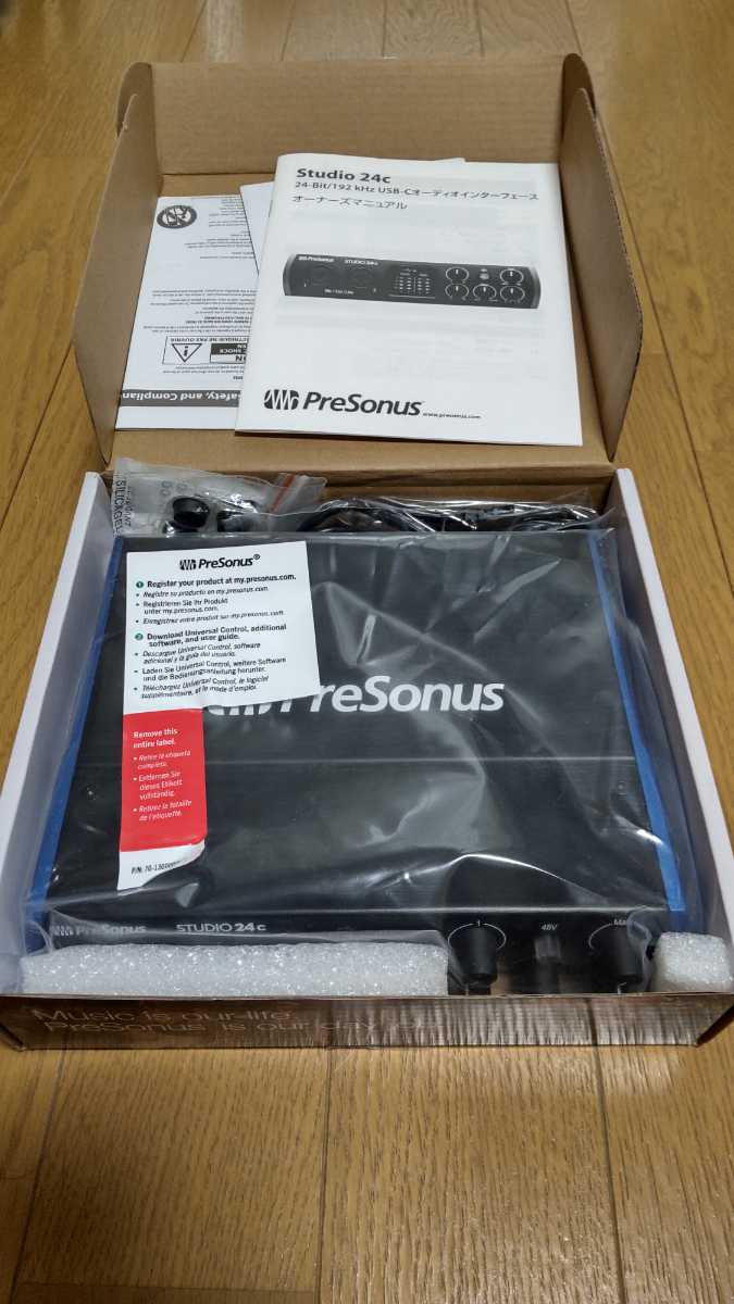 PreSonus STUDIO24c インターフェース 箱、 ケーブル付属 Presonus