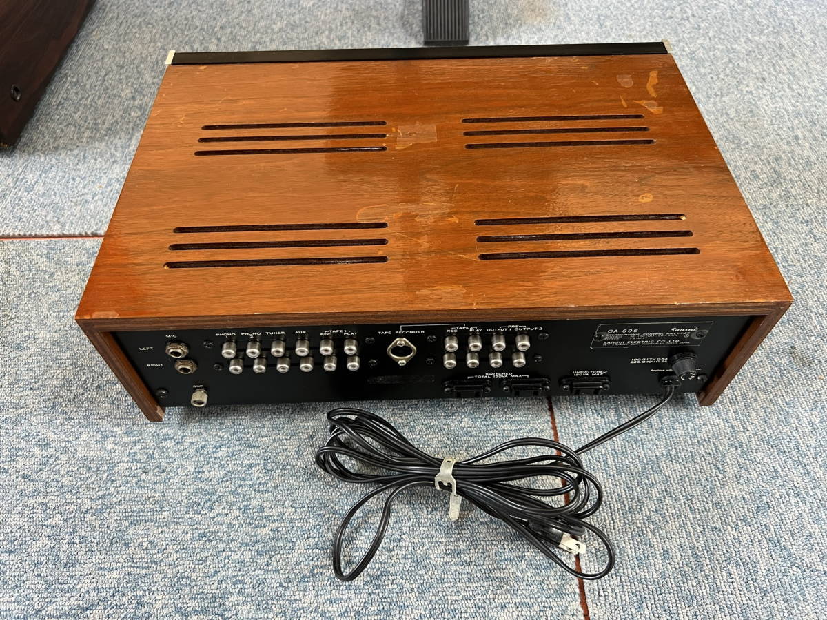 Sansui CA-606 ステレオコントロールアンプ 山水 【公式通販】