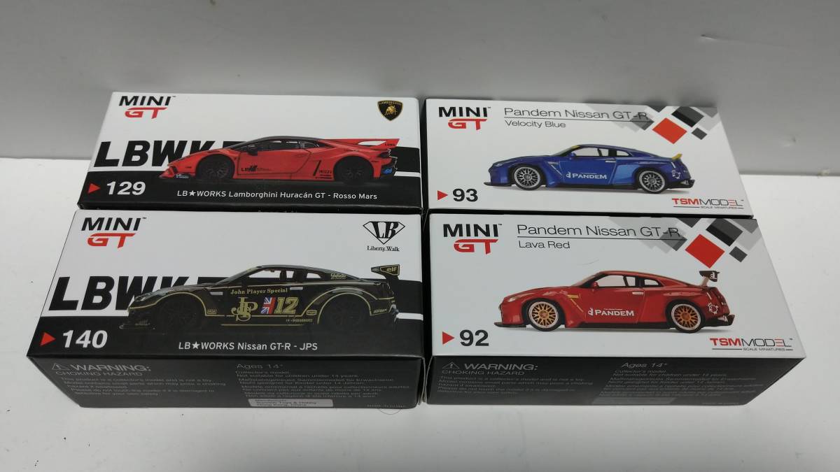 MINI-GT リバティウォーク、パンデム 4台セット(乗用車)｜売買された 