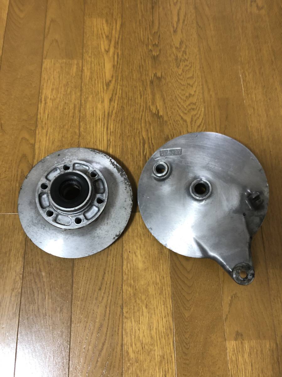 GS400 スポーク用 ドラムブレーキパネル GS400 純正 スポークホイール