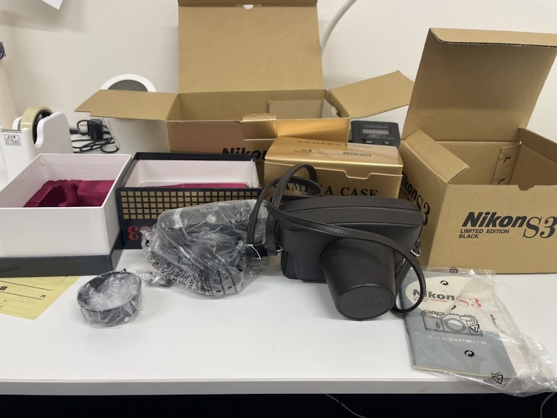 Nikon(ニコン）S3 LIMITED EDITION BLACK・NIKKOR-S 50mmF1．4