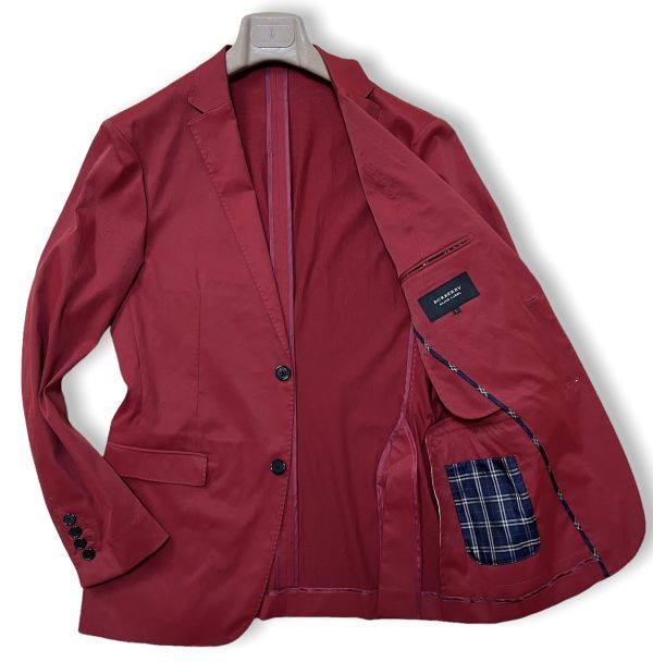 BURBERRY(バーバリー ) 赤 ブレザー ジャケット バーバリーブラック