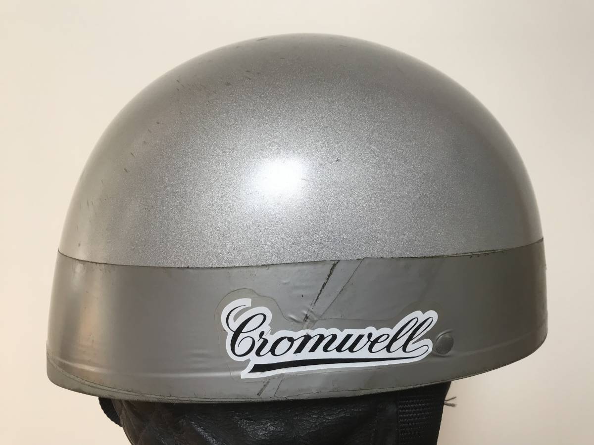 Cromwell 半帽ヘルメット 生っ シルバー