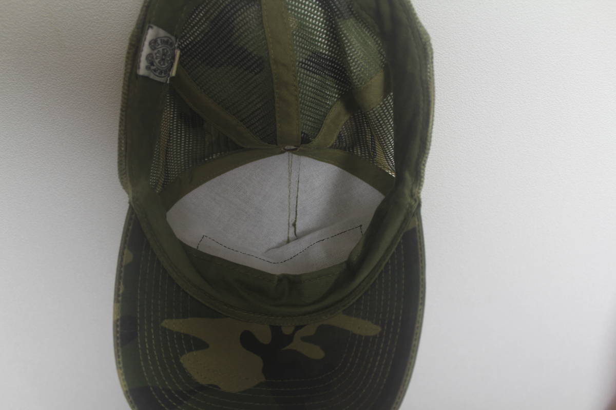 中古 CHROME HEARTS クロムハーツ 迷彩 メッシュ キャップ 帽子