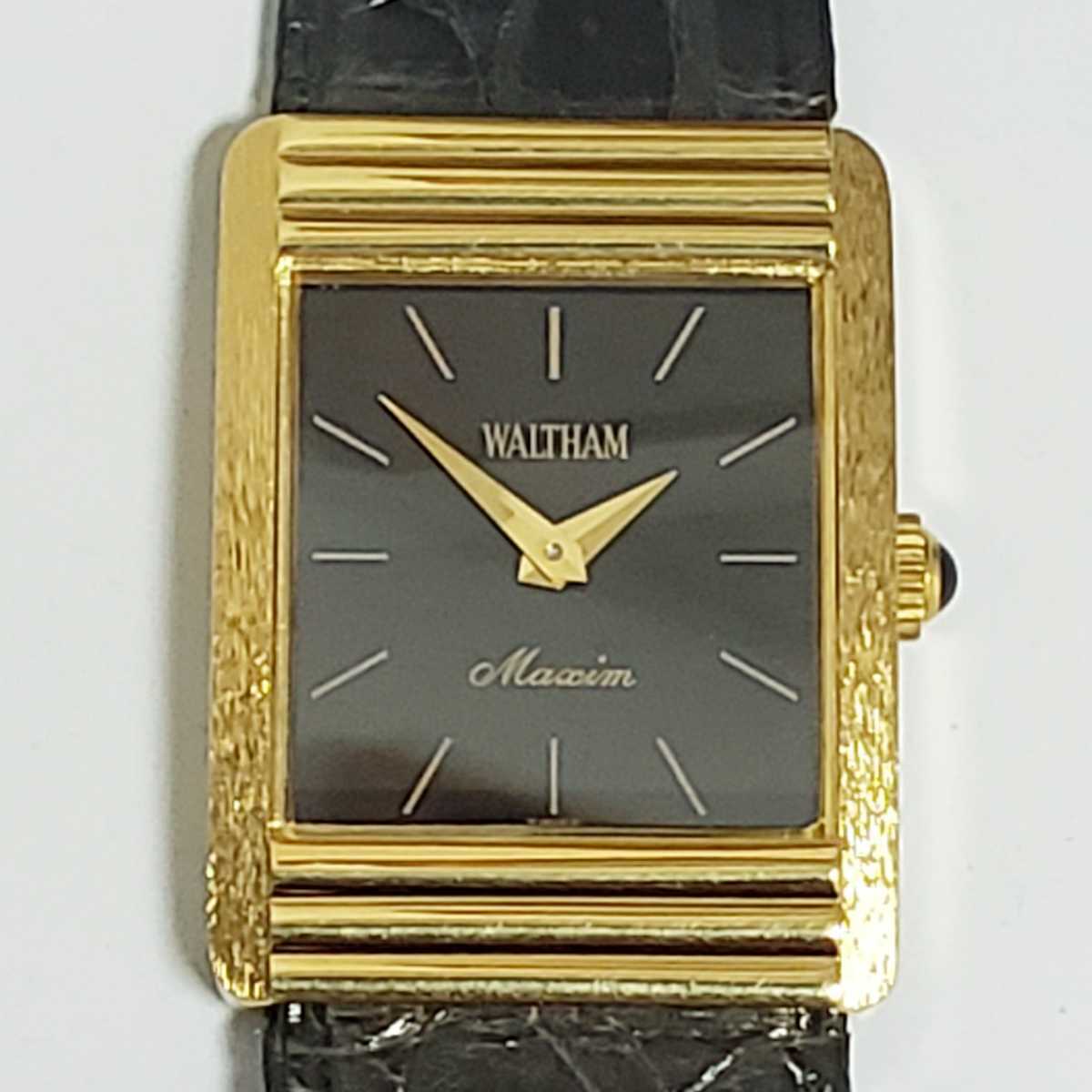 時計店在庫品 稼働品 WALTHAM Maxim ウォルサムマキシム 手巻き メンズ