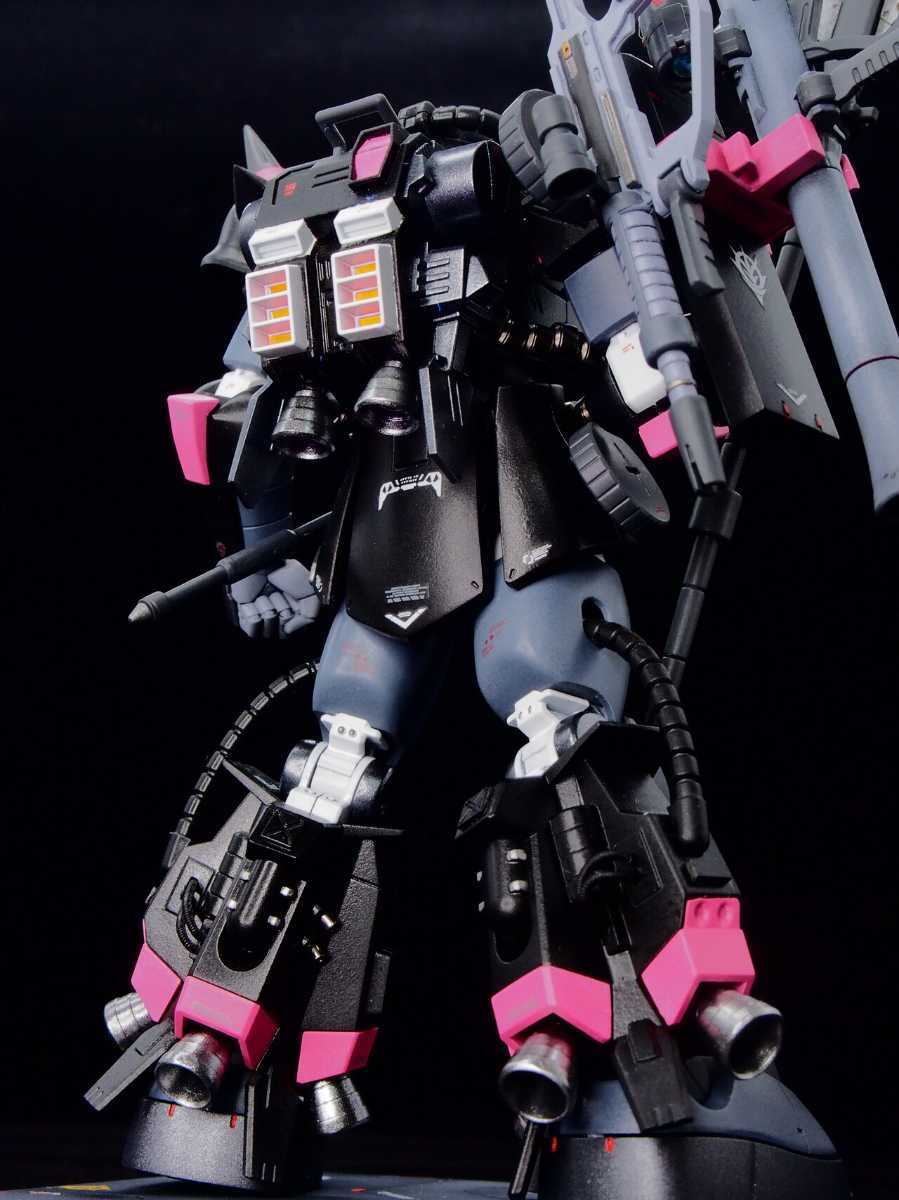HGUC151 黒い三連星ザク全塗装改造品(完成品)｜売買されたオークション