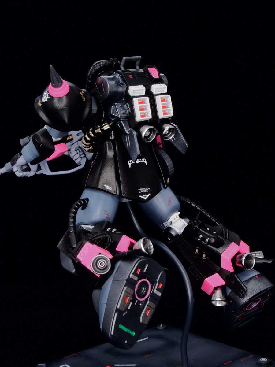 HGUC151 黒い三連星ザク全塗装改造品(完成品)｜売買されたオークション