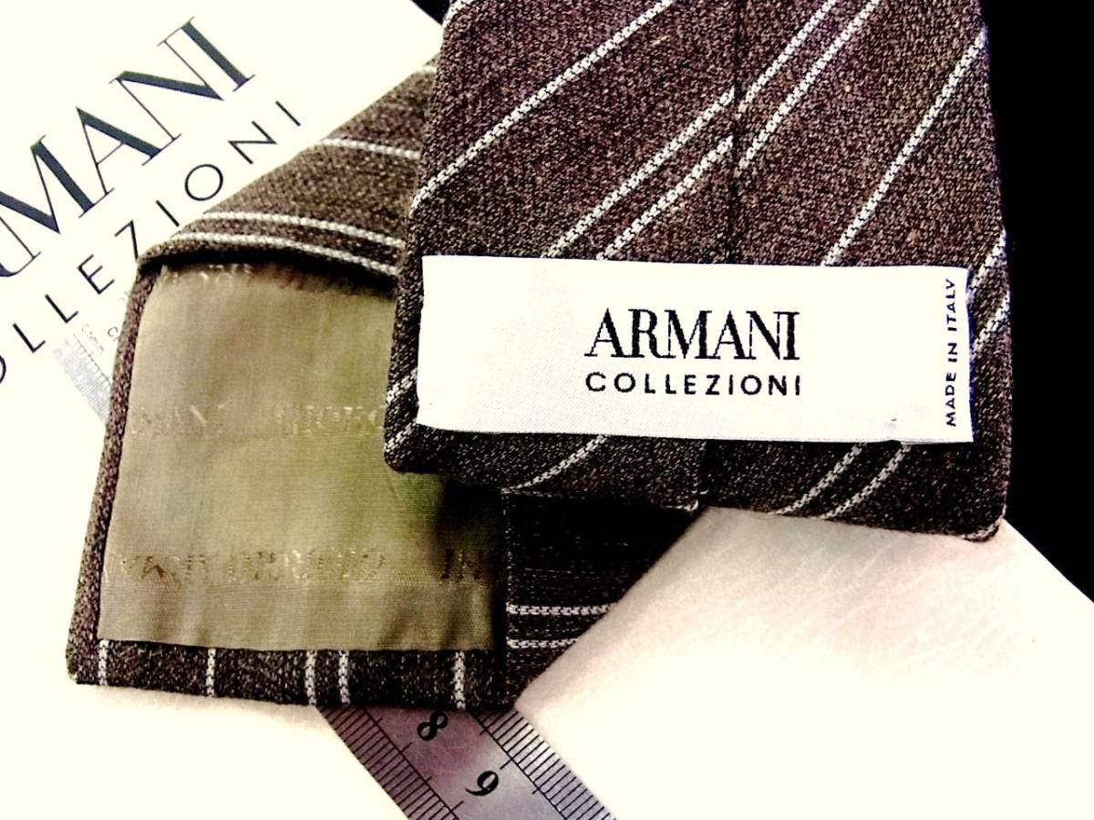 *:.*:【新品N】4669 アルマーニ【COLLEZIONI】【ウール１９％】ネクタイ