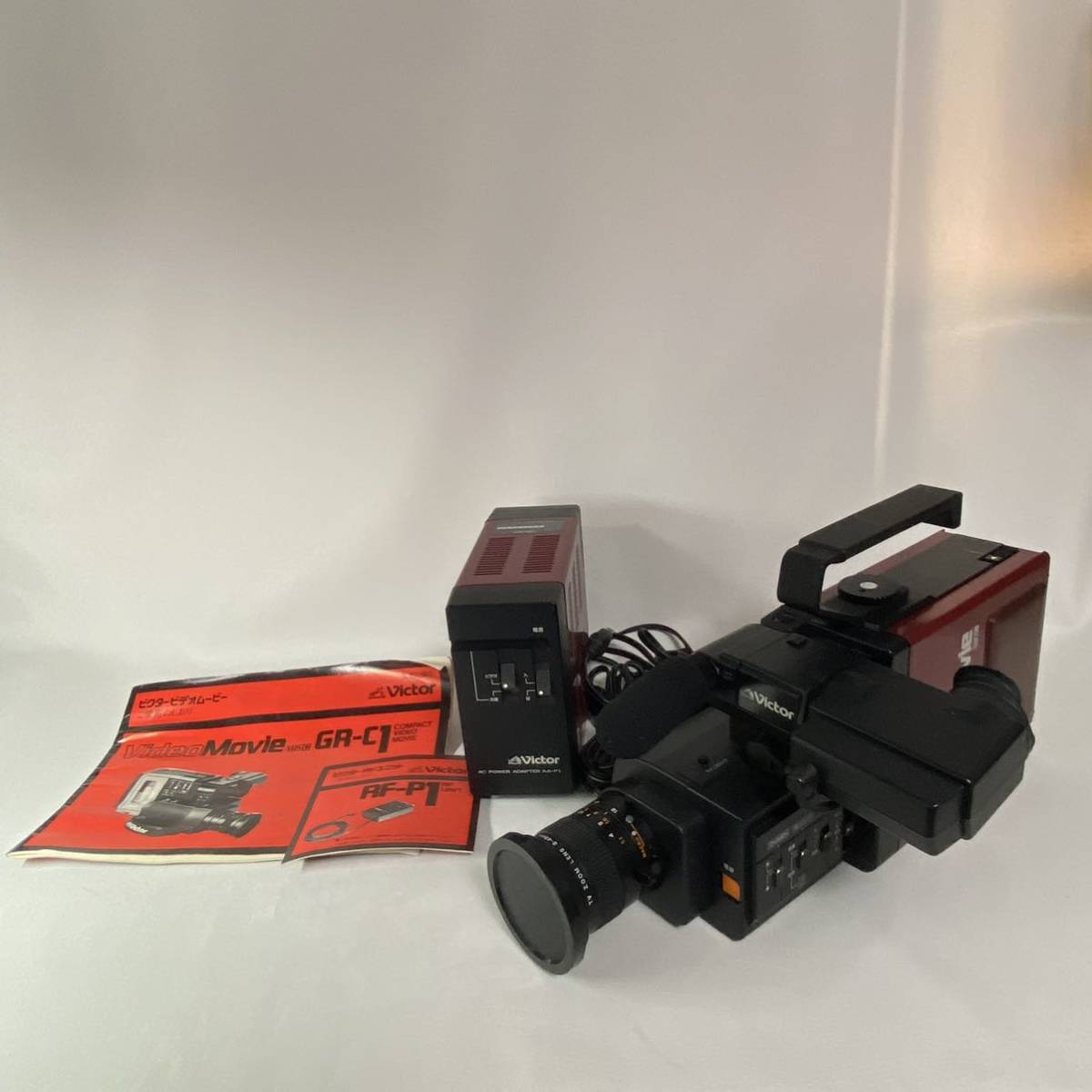ジャンク Victor ビクター ビデオムービー GR-C1 NB-P6 AA-P1 説明書