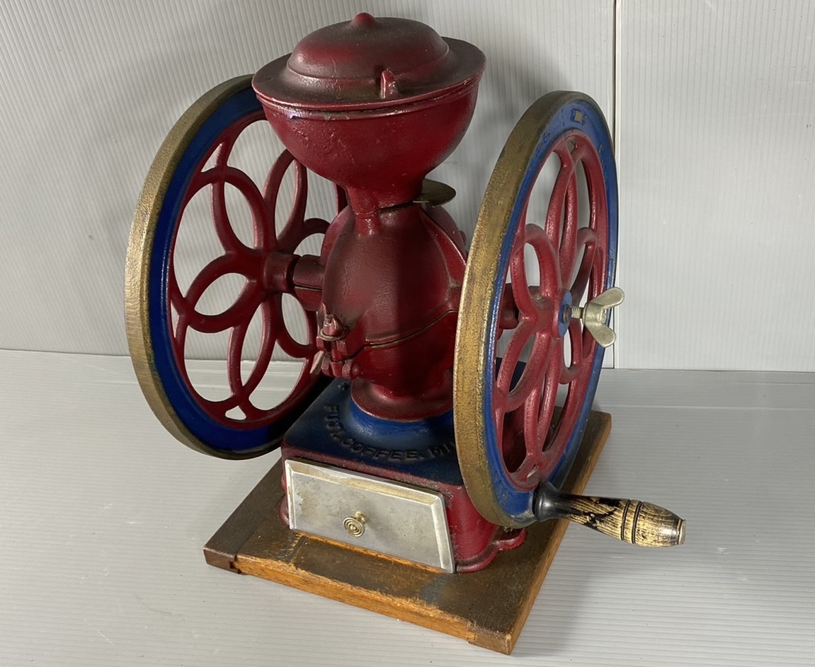 FUJI COFFEE MILL コーヒーミル レトロ アンティーク 現状(雑貨)｜売買 
