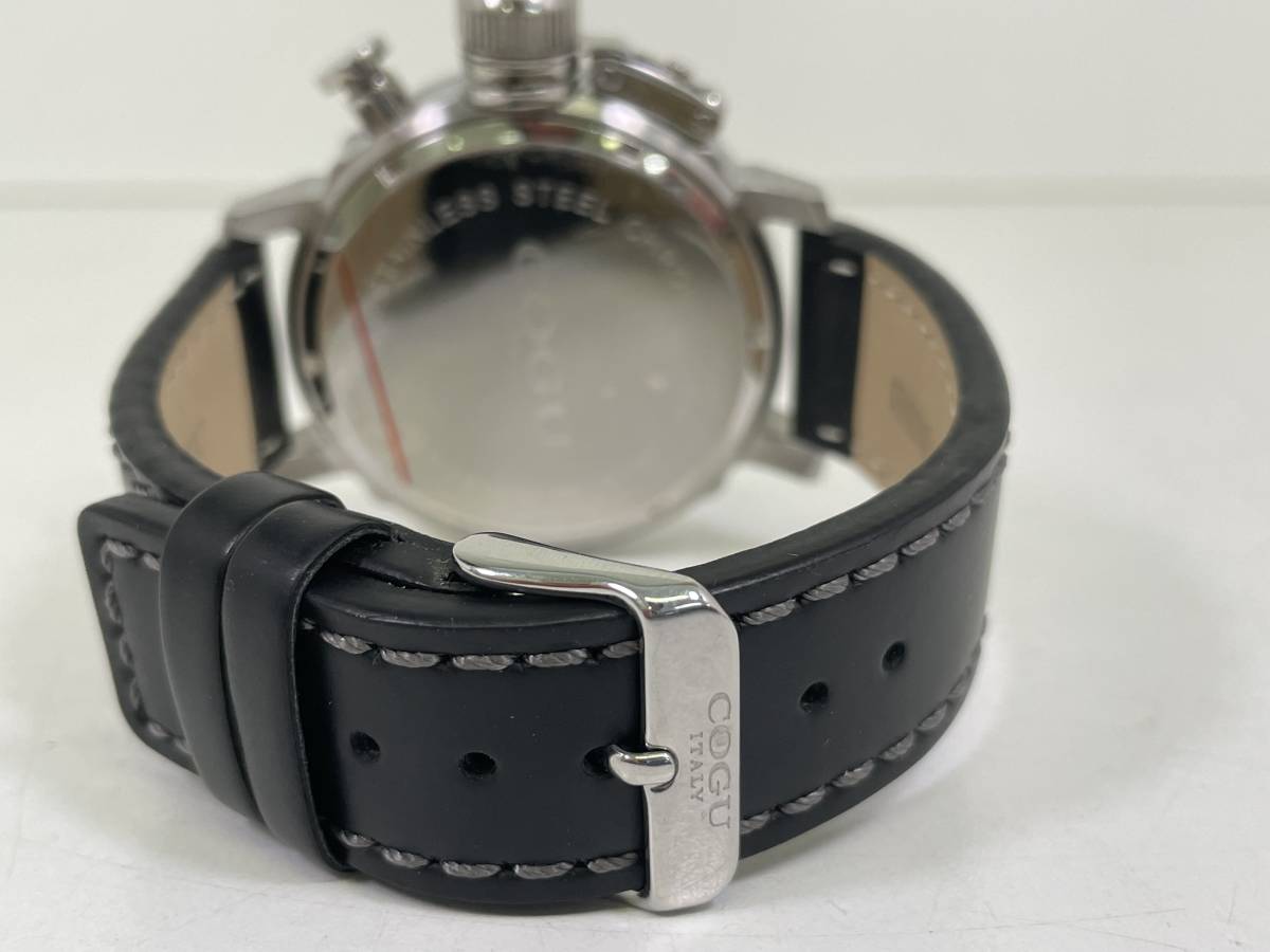 M0405-215 2849【1円スタート】腕時計 COGU コグ クロノグラフ CG-C61 
