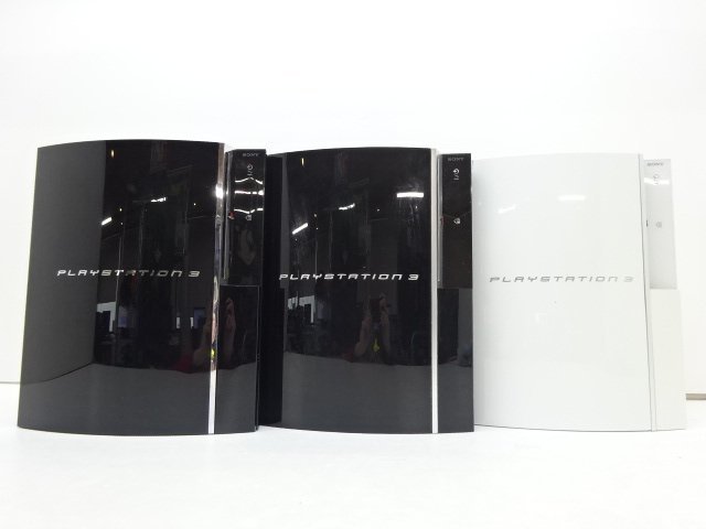  25SA PS3 PlayStation3 本体 3台 まとめ売り CECHA00 CECHH00 CECHL00 プレステ3 プレ3 SONY ジャンク 動作未確認(PS3本体)｜売買されたオークション情報、yahooの商品情報をアーカイブ公開 - オークファン PS3本体