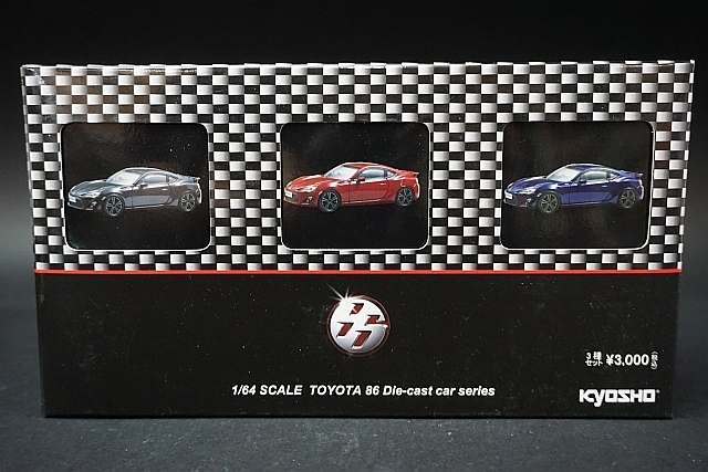 KYOSHO 京商 1/64 TOYOTAトヨタ 86 限定カラー3台セット サークルK