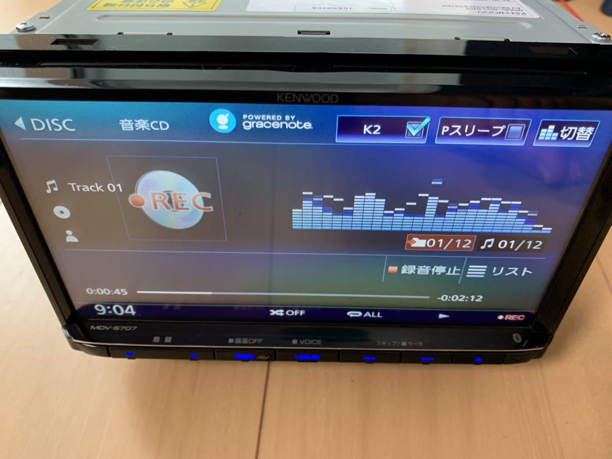MDV-S707 Bluetooth KENWOOD カーナビM24