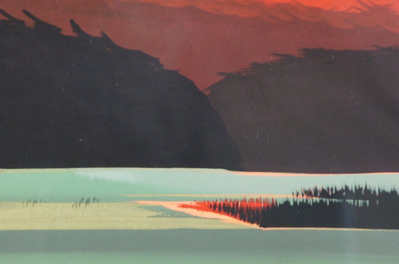 絵画 日本画 真作田中芳園 赤富士 真筆証明書付 - メルカリ