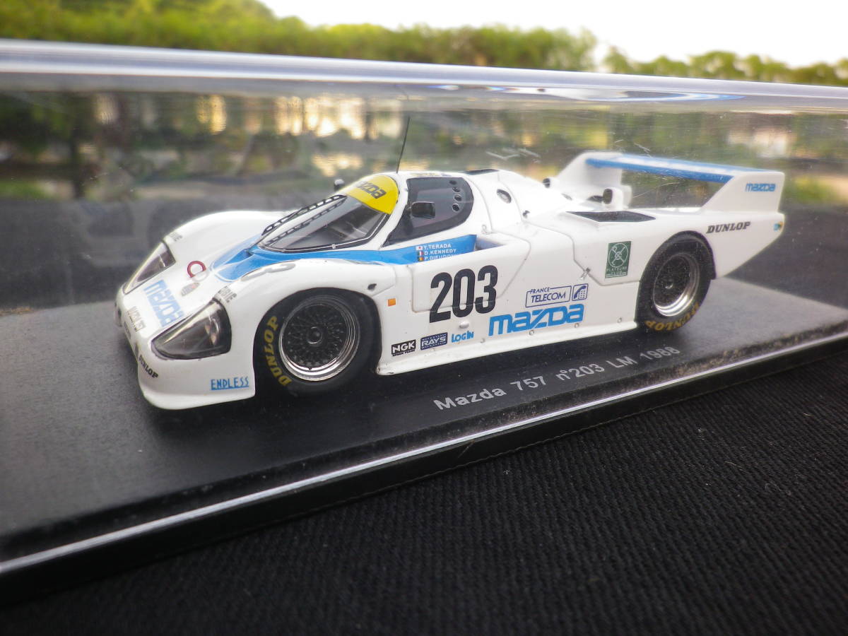 絶版 Spark 1/43 LeMans マツダ MAZDA 757 #203 ル マン 1988 寺田 