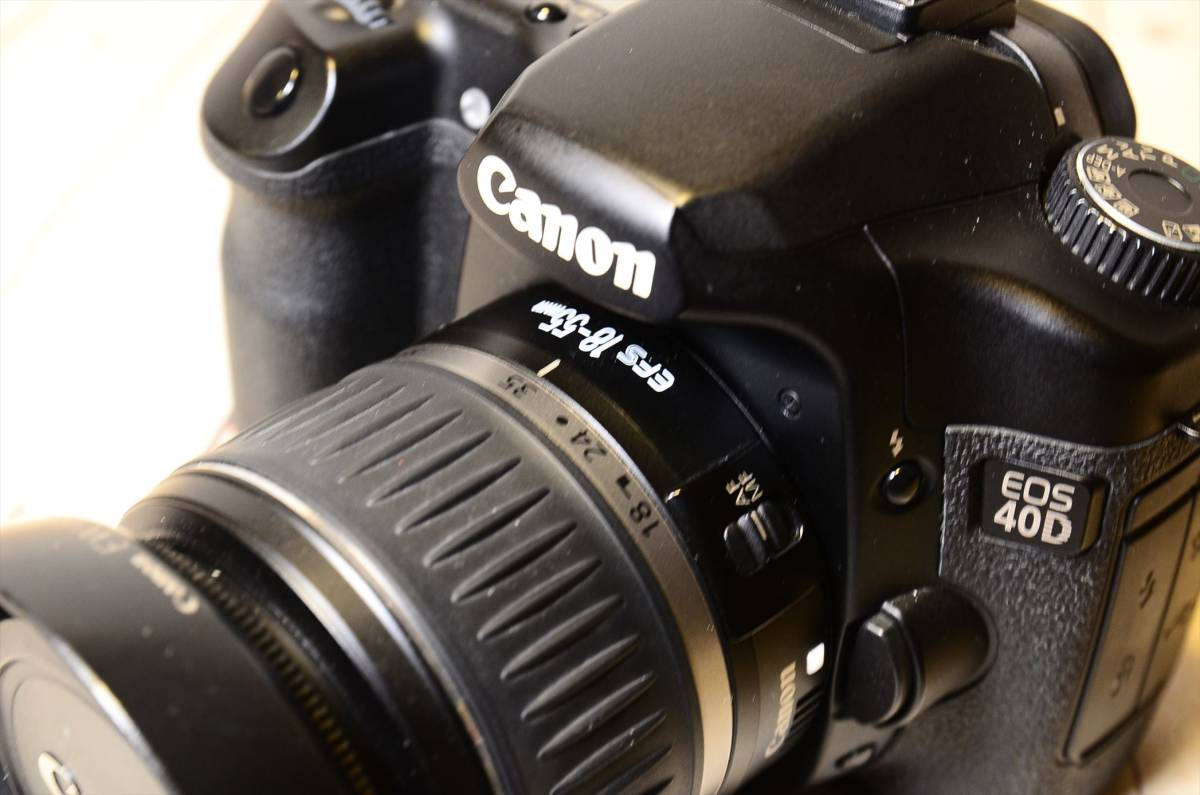 40D EOS Canon 18-55mm IS EF-S + Camera Lens - DSLR with | SLR Digital 公式通販