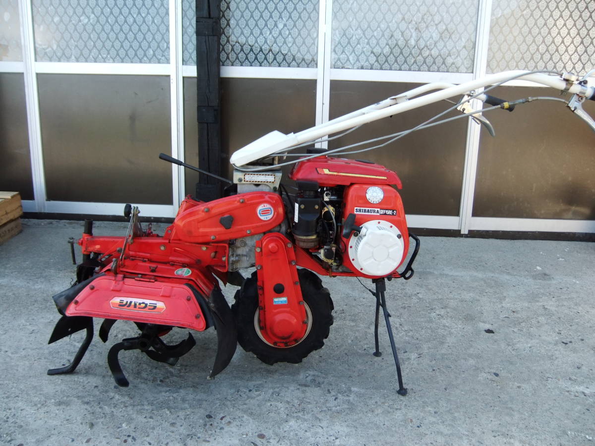 シバウラ管理機もの楽SC400 一輪馬力 正逆転ねぎ管理機 土寄せ土揚げ 