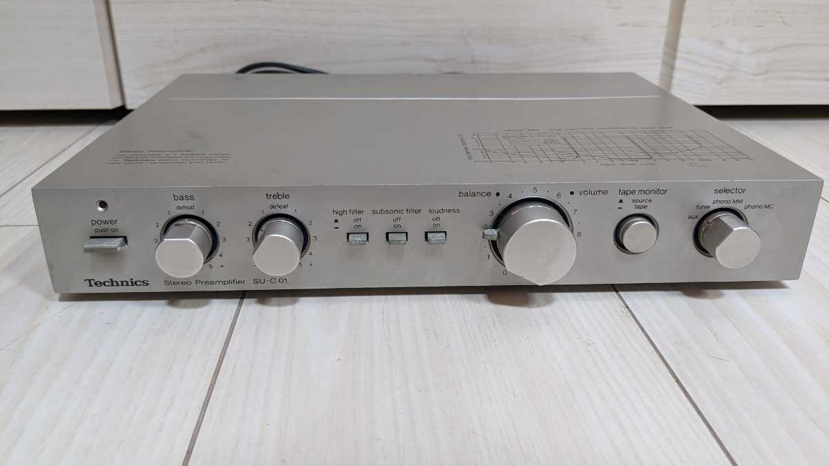 □高音質 Technics SU-C01 プリアンプ 出力問題ありません 【公式通販】