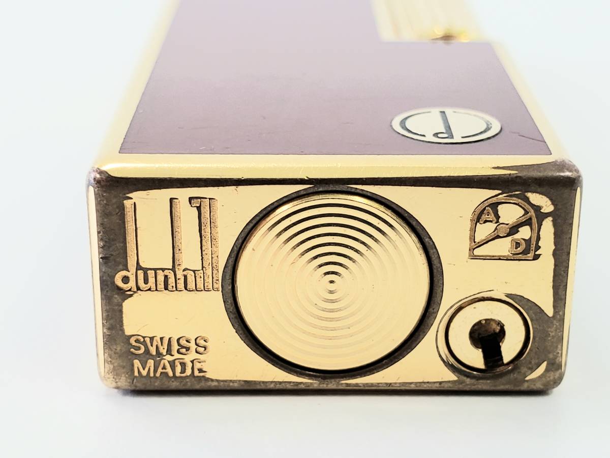 ダンヒル dunhill ガスライター ライター MADE SWISS ローラー 