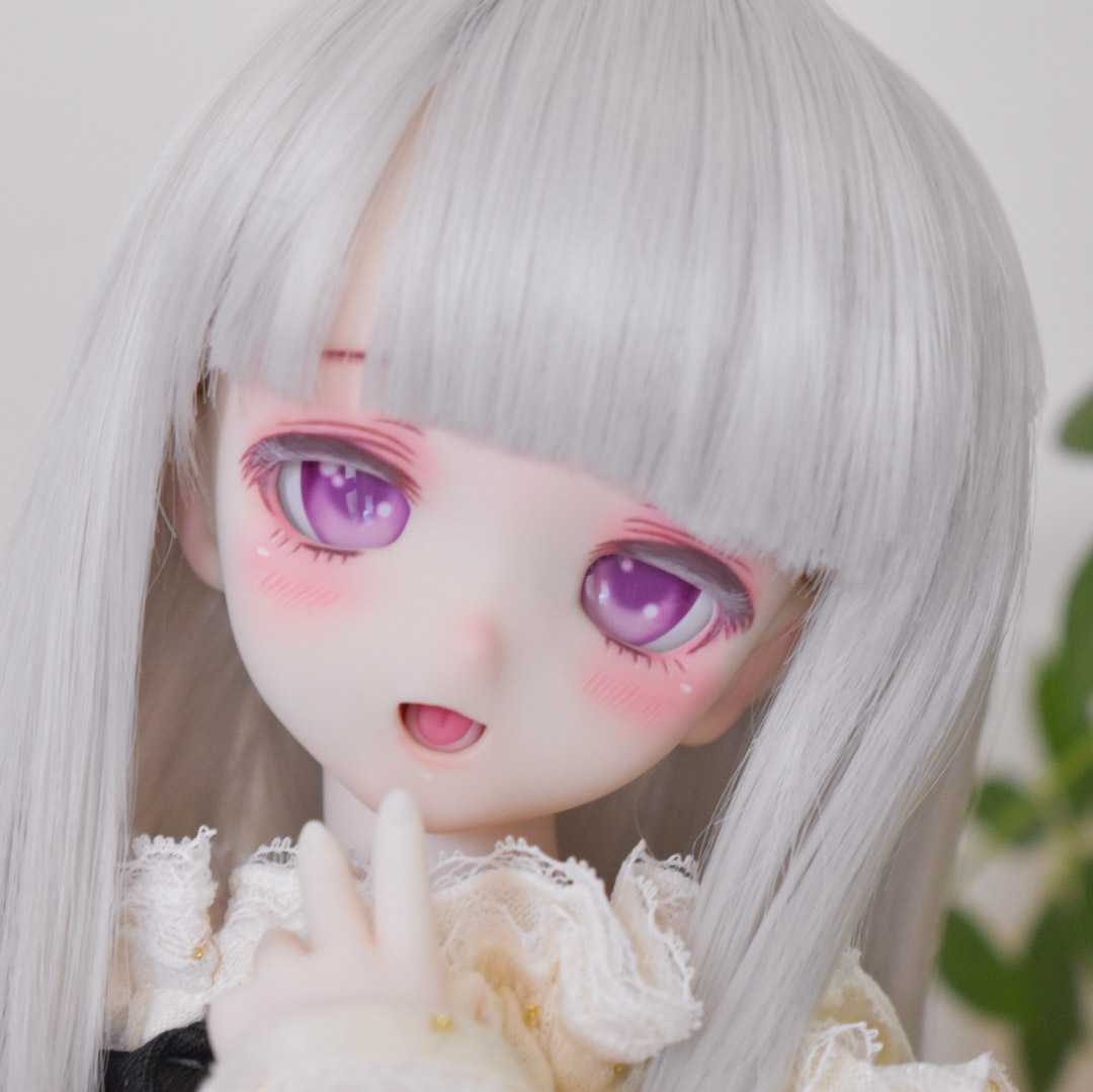 DDH-10 SW肌 ソフビ盛り開口 カスタムヘッド ＋ おまけアイ MDD 少々難 