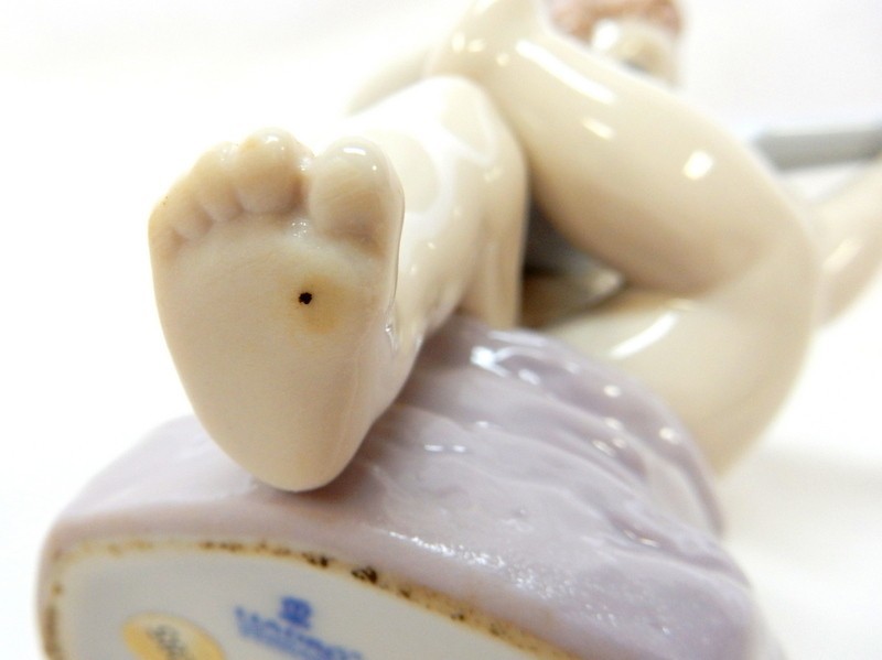 1円スタート フィギュリン LLADRO リヤドロ #6629 【天使のメロディ
