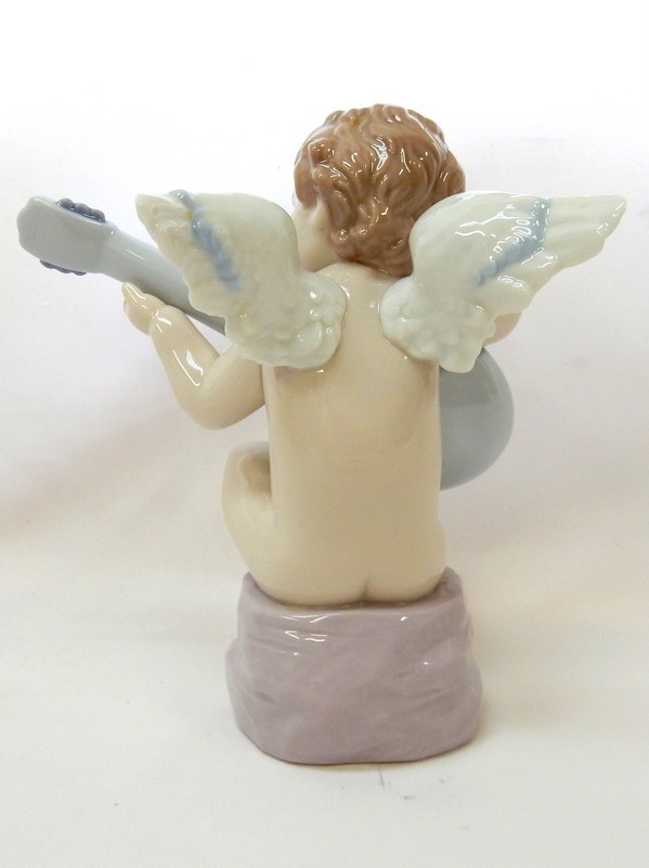 1円スタート フィギュリン LLADRO リヤドロ #6629 【天使のメロディ