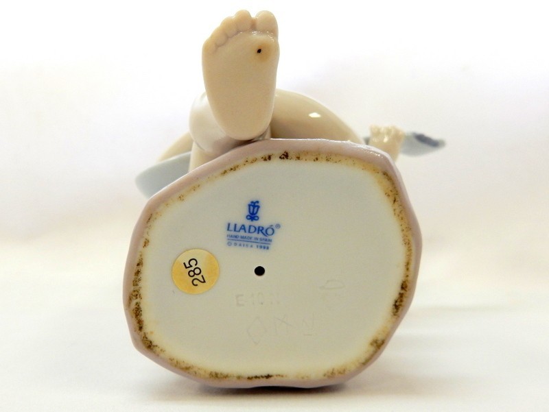 1円スタート フィギュリン LLADRO リヤドロ #6629 【天使のメロディ