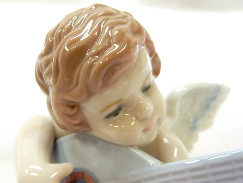 LLADRO (リヤドロ) フィギュリン 天使のメロディ ADAGIO 1円スタート フィギュリン LLADRO リヤドロ #6629 【天使のメロディ