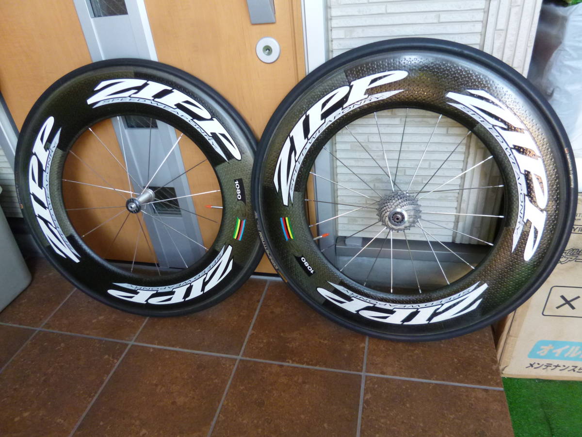 ZIPP ジップ カーボン ホイールセット 0 チューブラー シマノ フロント 