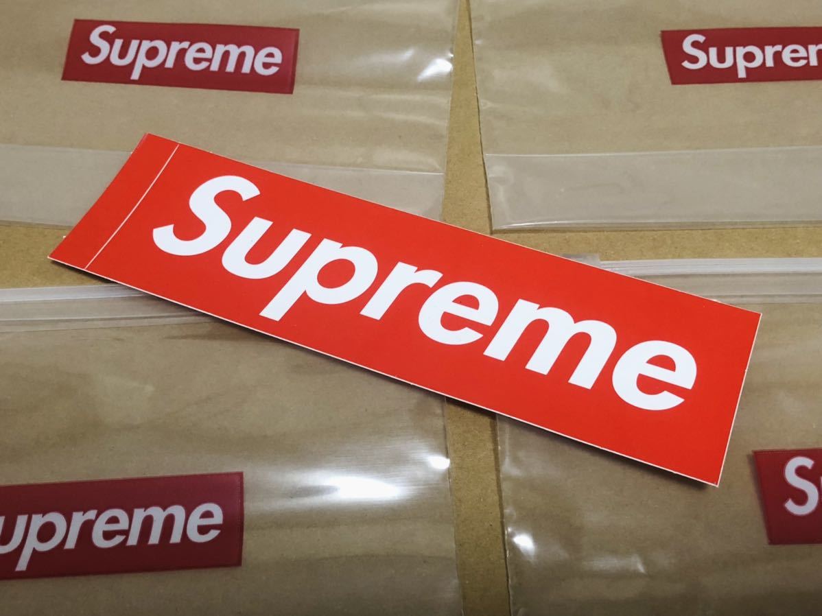 新品 20ss Supreme Ziploc 4枚 BOX LOGO ステッカー 1枚 シュプリーム