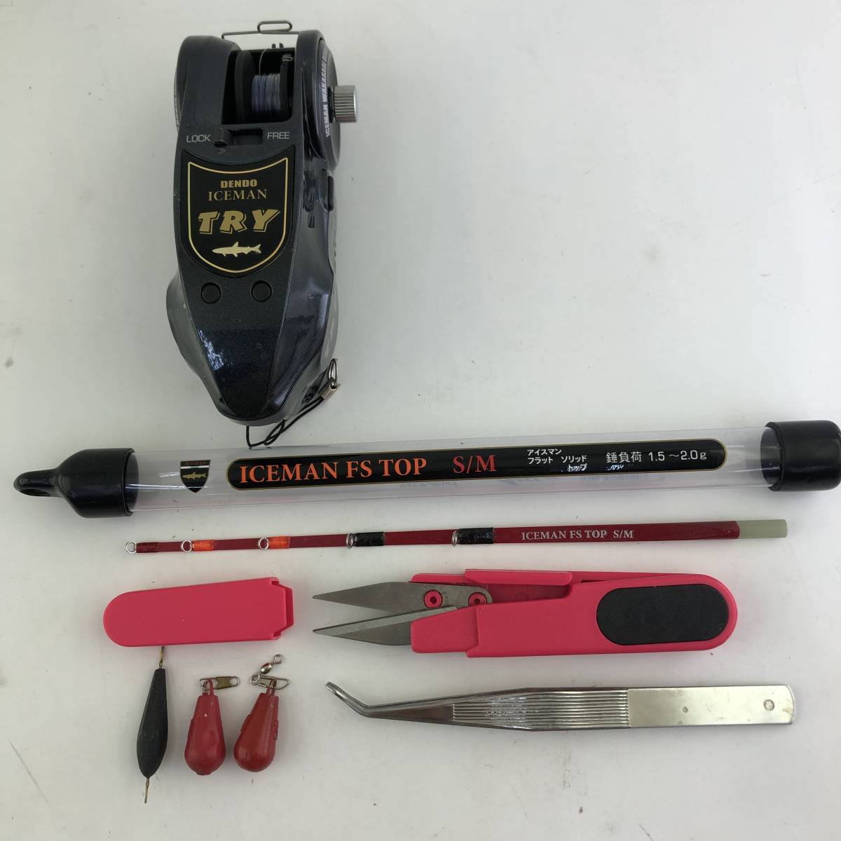 動作品】DENDO ICEMAN TRY/アルファタックル(alpha tackle)ワカサギ穴 