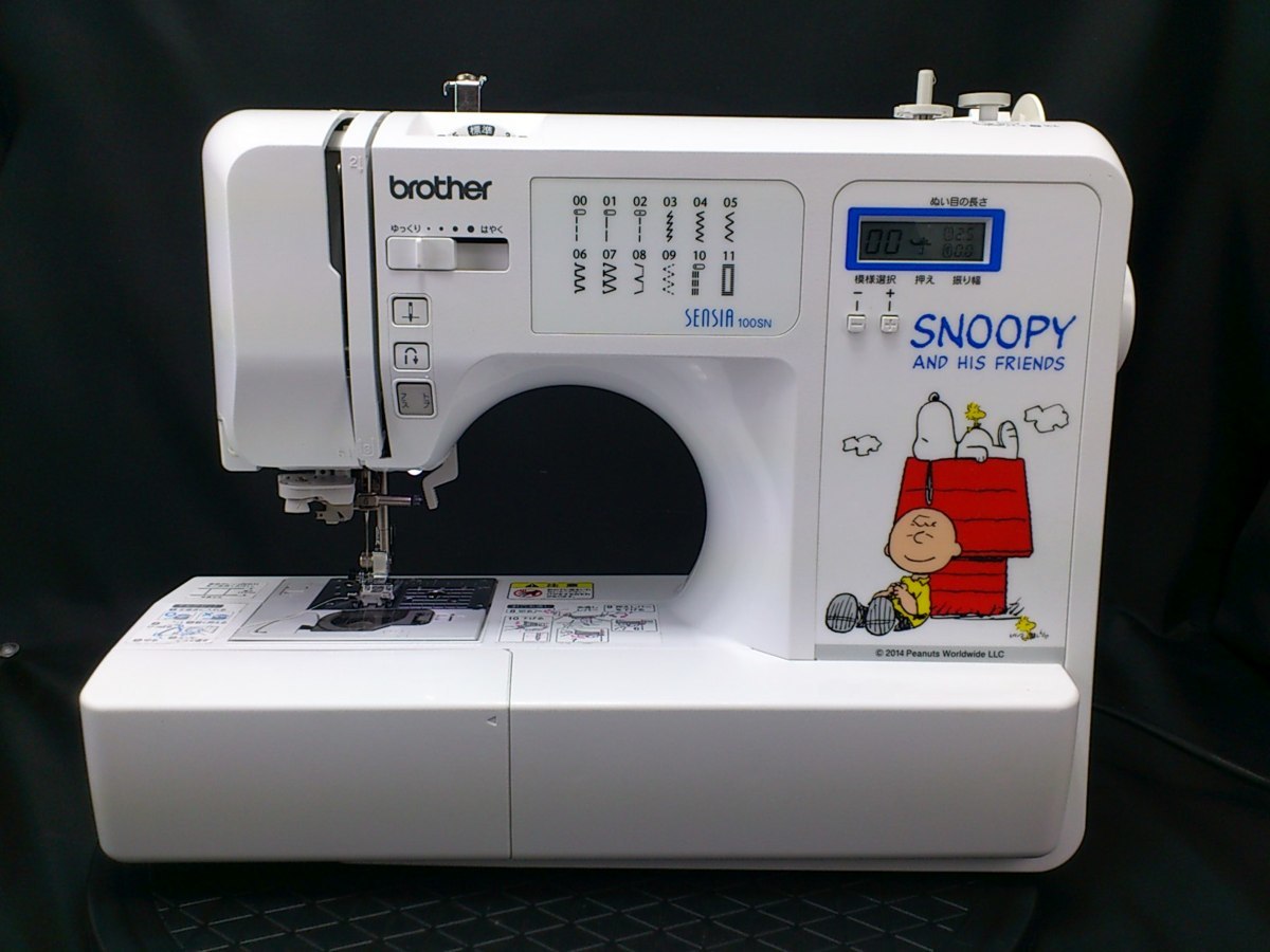 スヌーピ☆ブラザーコンピュータミシン SENSIA 100SN CPV7201 ☆美品☆