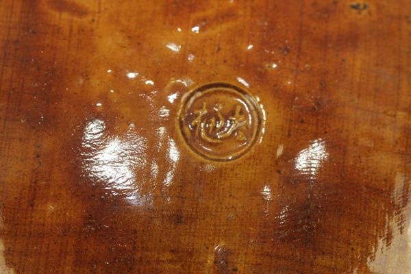 大樋焼 大樋長左衛門 片身変青海盆皿 茶道具 食器 銘々皿 皿揃い 菓子