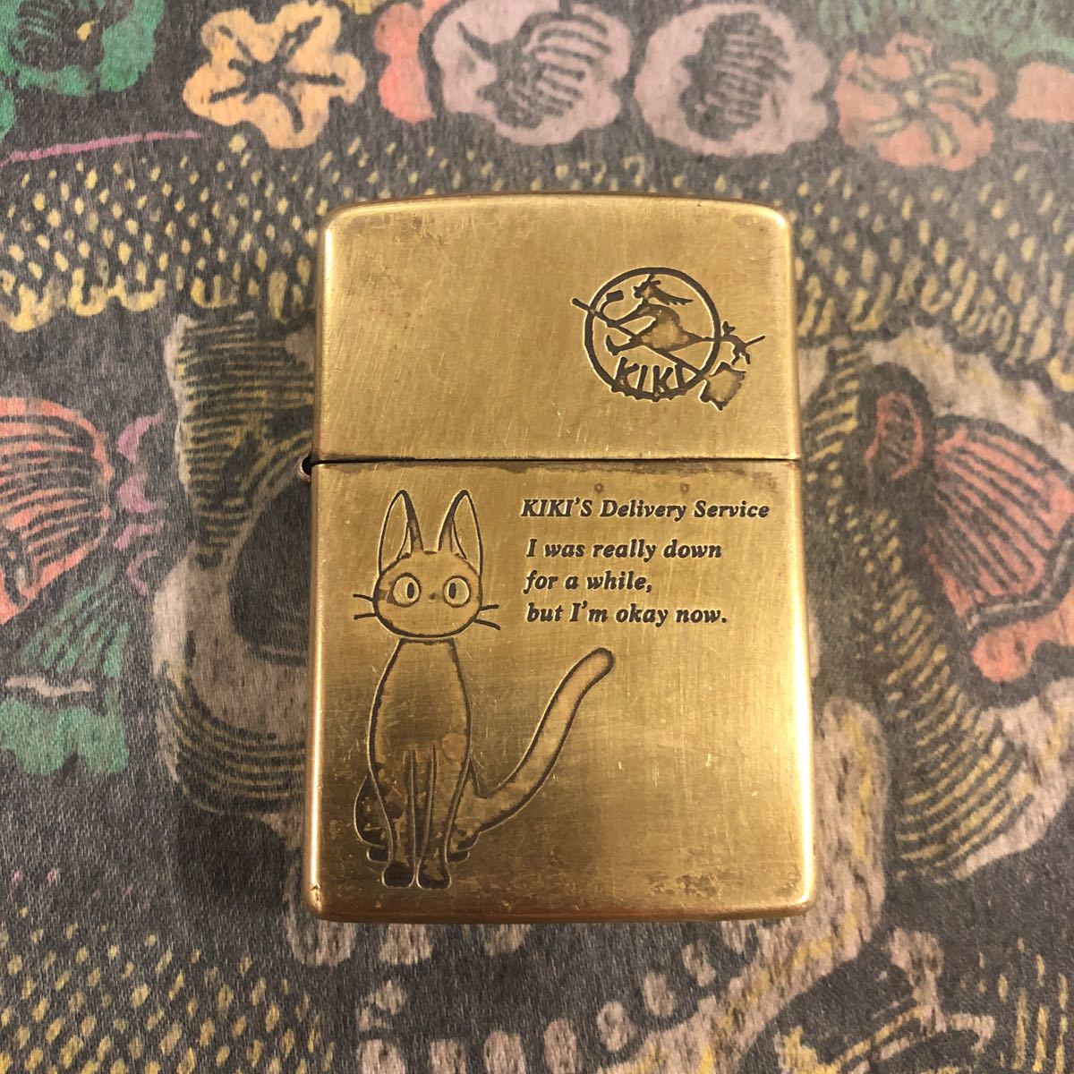 もちも ZIPPO 魔女の宅急便 KIKI ジブリ ジッポライター No.22647 現状