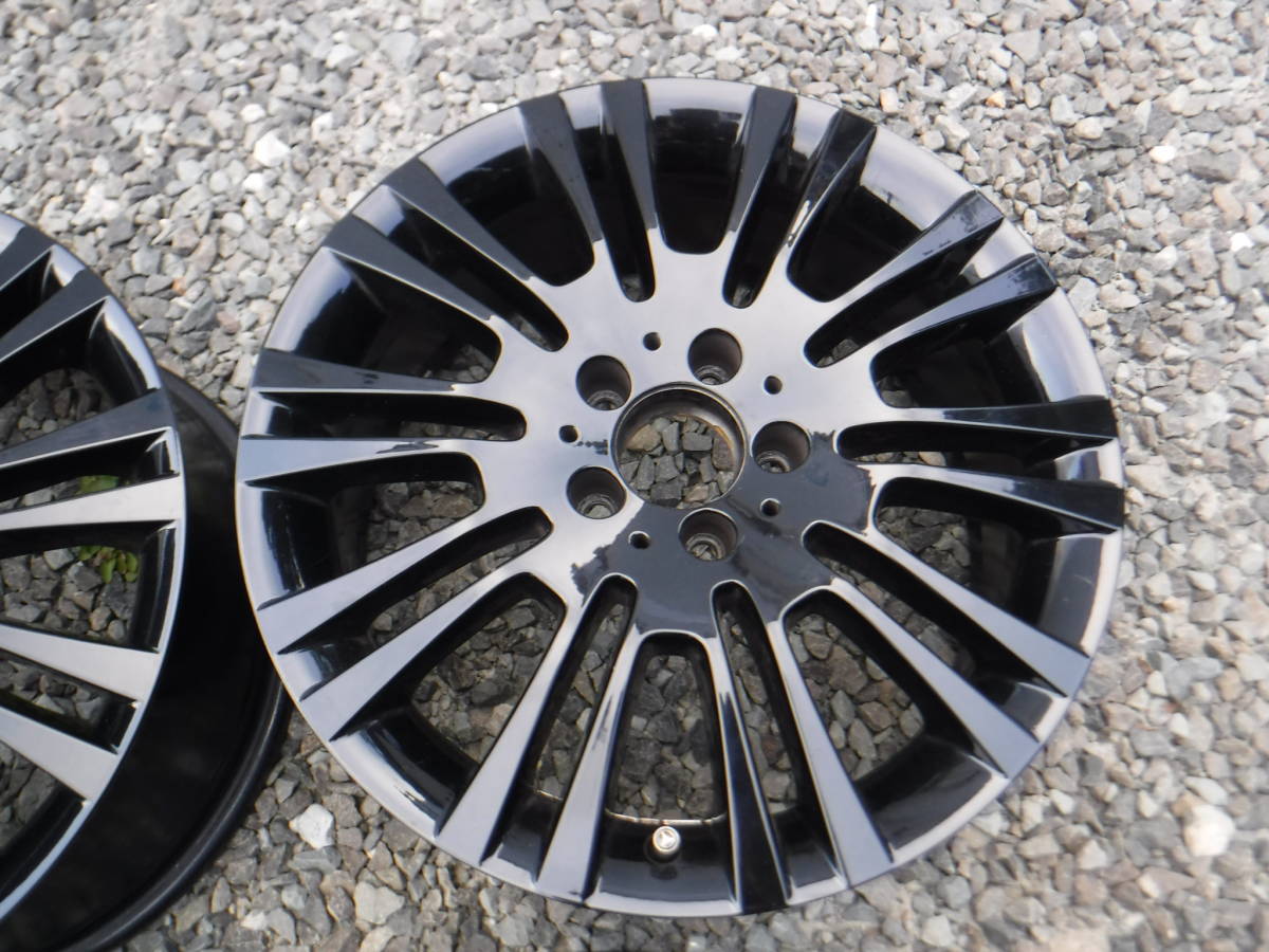 ベンツ アルミホイールセット4本 Ⅴクラス 18インチ ブラック 黒