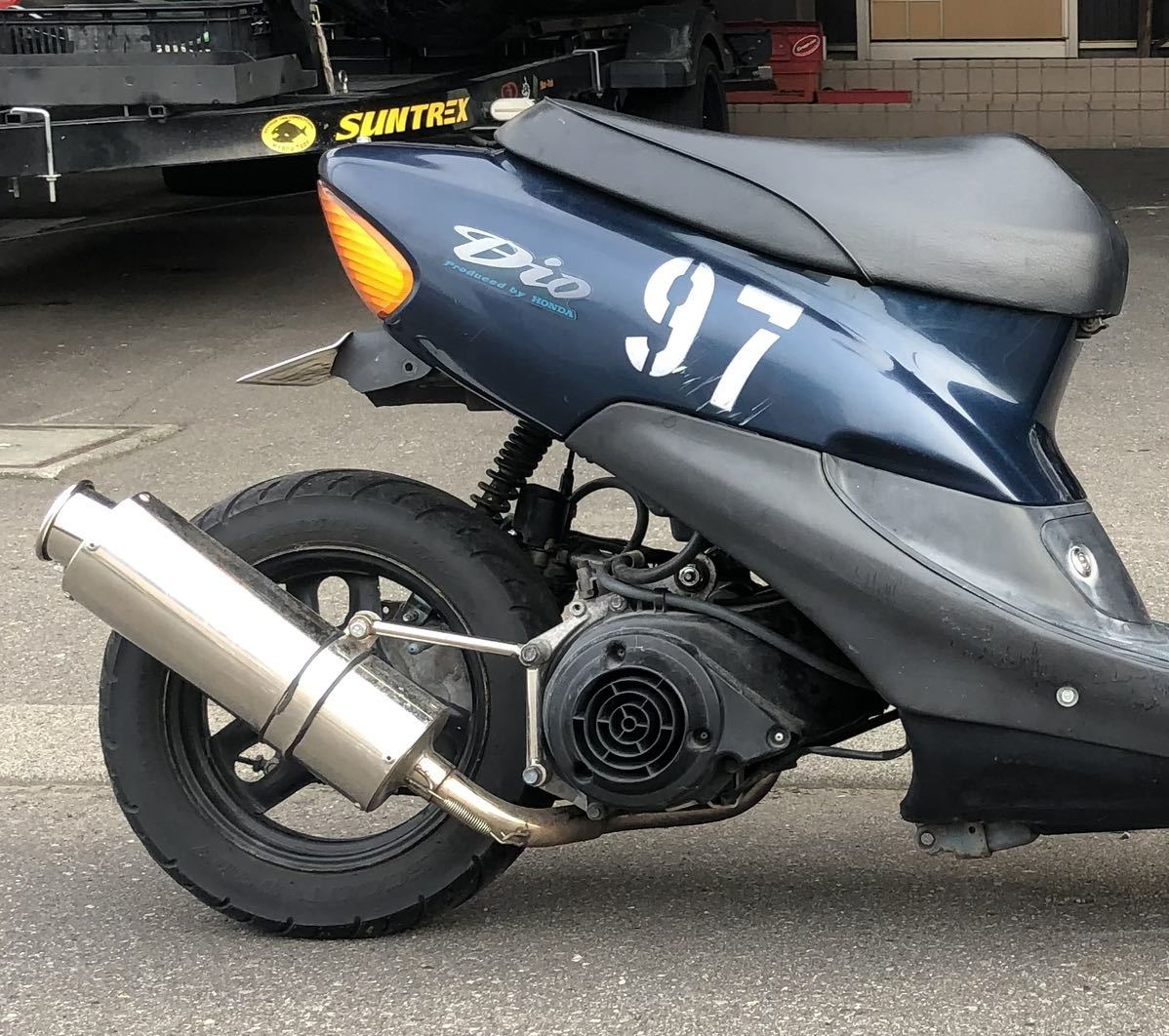 ホンダ ディオ AF34 中古マフラー 検索用 ロンホイ チャンバー