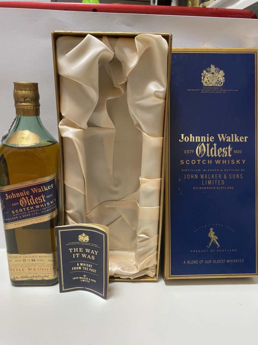 古酒 ジョニーウォーカー ブルーラベル 青ラベル オールデスト Johnnie