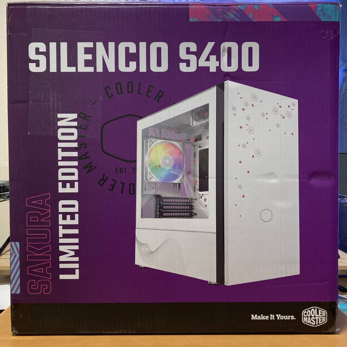 クーラーマスター SILENCIO S400 Sakura Limited Edition MicroATX対応PCケース ジャンク品